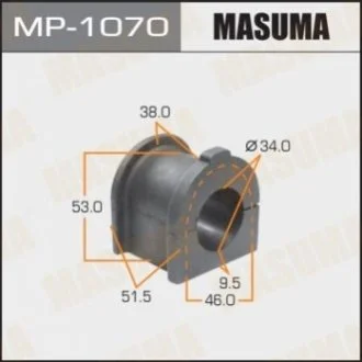 Втулка стабілізатора переднього (Кратно 2) Toyota Land Cruiser (09-) (MP-1070) MASUMA Masuma MP1070