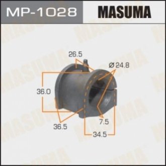 Втулка стабилизатора переднего Mitsubishi Lancer (00-09) (Кратно 2 шт) Masuma MP1028
