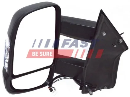 Дзеркало лів.з підігрівом Fiat Ducato (06-)(14-)+датчик 8 PIN + 2 PIN Fast FAST FT88168