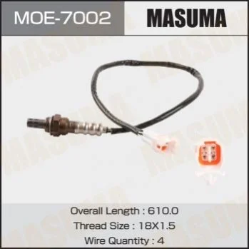 Датчик кисню (лямбда-зонд) Suzuki Grand Vitara, SX4 2.0 (-16) (MOE-7002) MASUMA Masuma MOE7002 (фото 1)