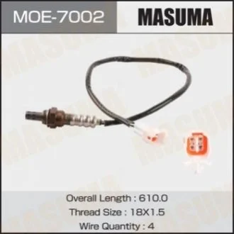 Датчик кисню (лямбда-зонд) Suzuki Grand Vitara, SX4 2.0 (-16) (MOE-7002) MASUMA Masuma MOE7002