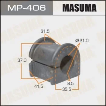 Втулка стабілізатора переднього (Кратно 2) Toyota Prius (03-11) (MP-406) MASUMA Masuma MP406 (фото 1)