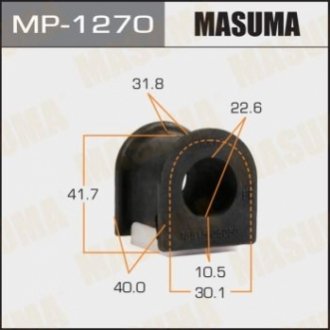 Втулка стабилизатора переднего Toyota Avensis (-00) (Кратно 2 шт) Masuma MP1270 (фото 1)