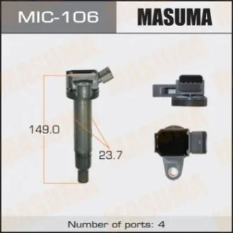 Котушка запалювання Toyota Land Cruiser, Sequoia, Tundra 4.7 (-12) (MIC-106) MASUMA Masuma MIC106