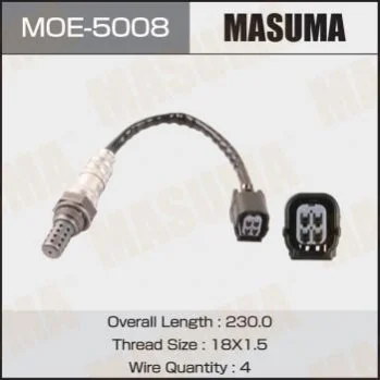 Датчик кисню (лямбда-зонд) нижній Honda Accord 2.4 (07-12) (MOE-5008) MASUMA Masuma MOE5008 (фото 1)