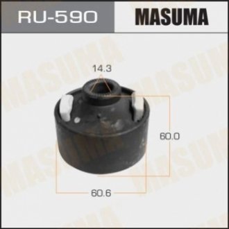 Сайлентблок переднего нижнего рычага задний Toyota RAV 4 (00-05) Masuma RU590 (фото 1)