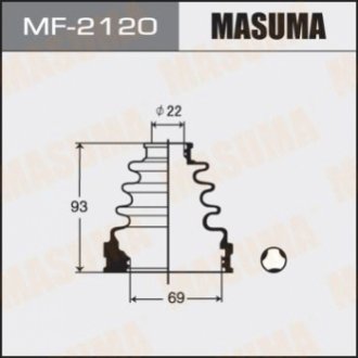 Пыльник ШРУСа внутреннего Toyota Corolla (00-06), RAV 4 (00-05) Masuma MF2120 (фото 1)