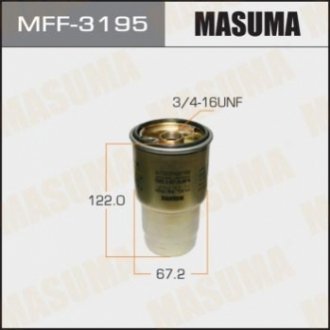 Фильтр топливный Toyota Avensis (-10), RAV4 (01-15) 2.0, 2.2D Masuma MFF3195 (фото 1)