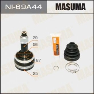 ШРУС наружный Nissan Maxima, X-Trail (00-07) (нар:29/вн:25) Masuma NI69A44 (фото 1)