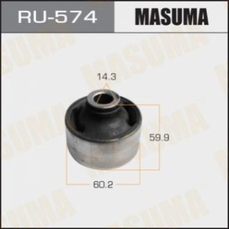 Сайлентблок переднего рычага задний Mitsubishi Grandis (04-10) Masuma RU574 (фото 1)