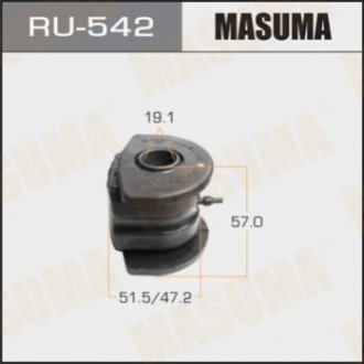 Сайлентблок переднего нижнего рычага задний Honda HR-V (02-06) Masuma RU542 (фото 1)