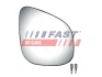 Стекло зеркала правое Renault Kangoo (08-) (13-) с подогревом. Fast FAST FT88615 (фото 2)