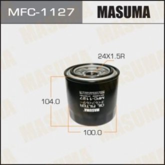 Фильтр масляный Toyota Avensis (00-07), RAV 4 (00-05) D 2.0 Masuma MFC1127 (фото 1)