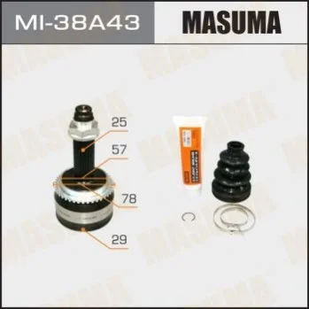 ШРКШ зовнішній Mitsubishi Outlander (03-09) (нар:25/вн:29) (MI-38A43) MASUMA Masuma MI38A43 (фото 1)
