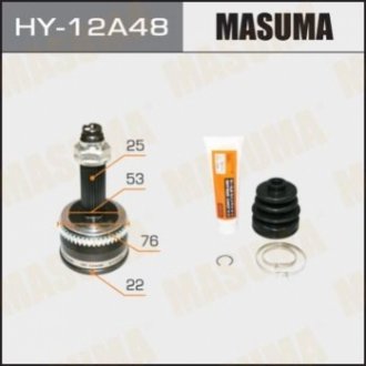 ШРУС наружный Hyundai Getz (02-06) (нар:25/вн:22/abs:48) Masuma HY12A48