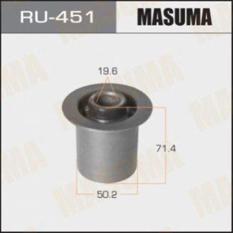 Сайлентблок заднего рычага внутренний Toyota Hiace (00-11) Masuma RU451 (фото 1)