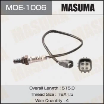 Датчик кислорода (лямбда-зонд) Toyota Highlander (00-07) MASUMA Masuma MOE1006 (фото 1)
