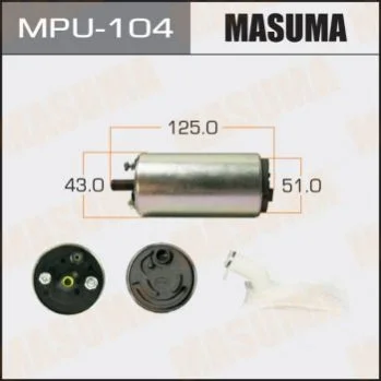 Бензонасос електричний (+ сіточка) Honda/ Mazda/ Toyota (MPU-104) MASUMA Masuma MPU104 (фото 1)