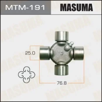 Хрестовина карданного валу (25x76.8) Mitsubishi Pajero (MTM-191) MASUMA Masuma MTM191 (фото 1)