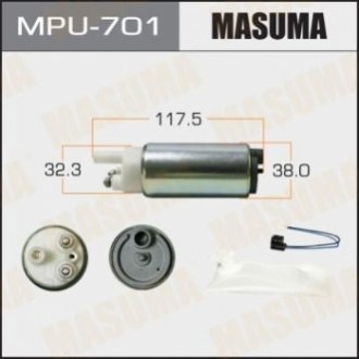 Бензонасос электрический (+сеточка) Mitsubishi/ Suzuki Masuma MPU701 (фото 1)