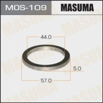 Прокладка приемной трубы Toyota Auris (06-12) (44x57) Masuma MOS109 (фото 1)