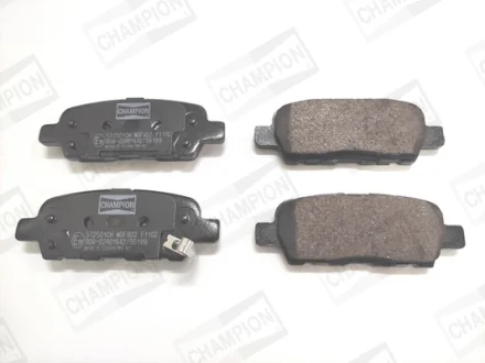 Колодки тормозные дисковые задние Nissan Leaf (10-17), Murano (I,II,III), Qashqai I, X-Trail I CHAMPION 572501CH