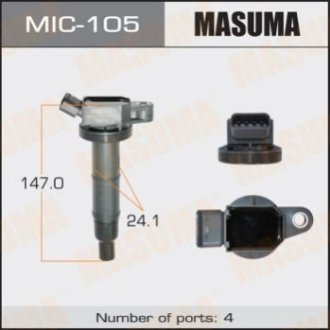 Катушка зажигания Toyota Camry, RAV 4 2.0, 2.4 (-11) Masuma MIC105 (фото 1)
