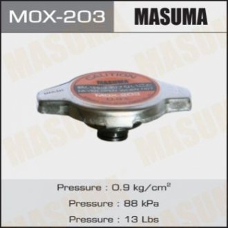 Крышка радиатора Lexus/ Mitsubishi/ Toyota 0.9 bar Masuma MOX203 (фото 1)
