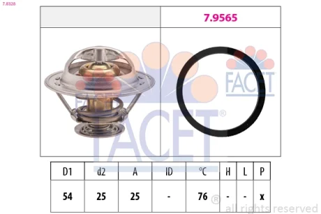 Термостат FACET 7.8328