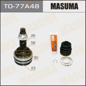 ШРУС наружный Toyota Prius (-09) (нар:26/вн:23) Masuma TO77A48