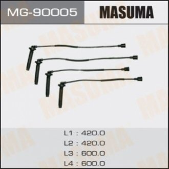 Провод высоковольтный (комплект) Subaru 1.6, 2.0 Masuma MG90005 (фото 1)