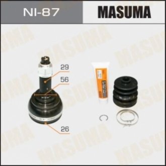 ШРУС наружный Nissan Teana (09-14) (нар:29/вн:26) Masuma NI87 (фото 1)