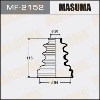 Пильовик ШРКШ внутреннего Toyota Hilux (-05) (MF-2152) MASUMA Masuma MF2152 (фото 1)