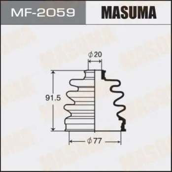 Пильовик ШРКШ зовнішнього Nissan Primera (-01) (MF-2059) MASUMA Masuma MF2059 (фото 1)