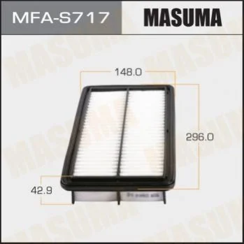 Фільтр повітряний Suzuki SX4 2.0 (10-16) (MFA-S717) MASUMA Masuma MFAS717 (фото 1)