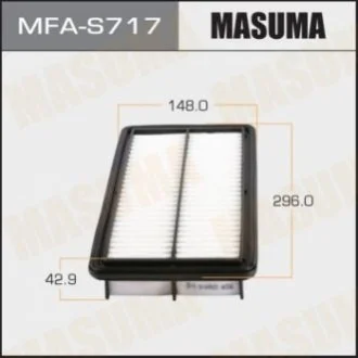 Фільтр повітряний Suzuki SX4 2.0 (10-16) (MFA-S717) MASUMA Masuma MFAS717