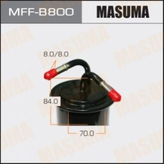 Фильтр топливный Subaru Forester (-07) Masuma MFFB800 (фото 1)