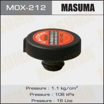 Кришка радіатора Toyota 1.1 bar (MOX-212) MASUMA Masuma MOX212 (фото 1)
