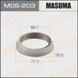 Кольцо глушителя (60.7x77.1x15) Masuma MOS203