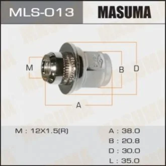 Гайка колеса Mitsubishi/ Toyota Masuma MLS013