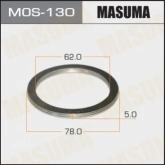 Кольцо глушителя (62x78x5) Masuma MOS130