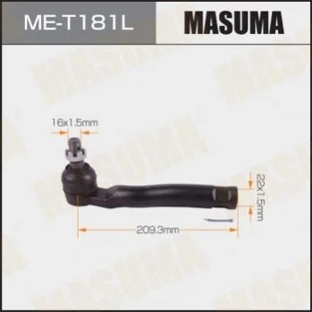 Наконечник кермовий (ME-T181L) MASUMA Masuma MET181L (фото 1)