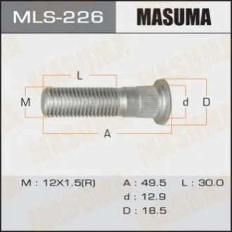 Шпилька колеса MASUMA Masuma MLS226