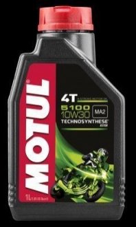 5100 4T SAE 10W30 12х1 L Motul 104062 (фото 1)