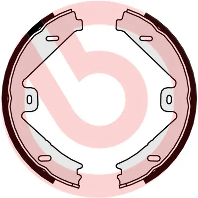 Гальмівні колодки барабанні BREMBO S50525 (фото 1)