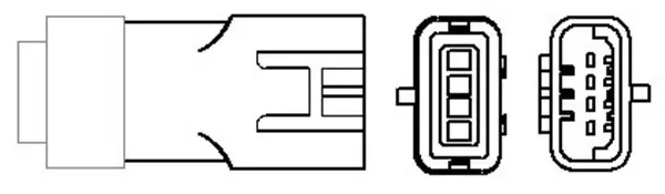 Лямбда-зонд (кількість проводів 4, 300мм) DACIA LOGAN, LOGAN EXPRESS, LOGAN MCV, SANDERO RENAULT KANGOO, MEGANE I, MEGANE I CLASSIC, MEGANE SCÉNIC, THALIA I, THALIA II 1.4/1.4LPG/1.6 09.96- MAGNETI MARELLI 466016355157 (фото 1)