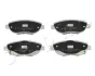 Колодки гальмівні передні Toyota Avensis, Verso 2.2D (05-) JAPKO 50276 (фото 1)