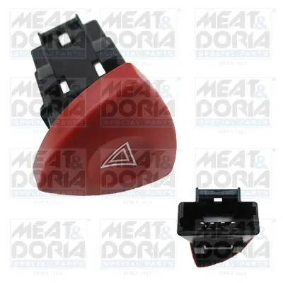 MEATDORIA RENAULT Кнопка аварийной сигнализации TRAFIC II, OPEL MOVANO MEAT&DORIA 23629 (фото 1)