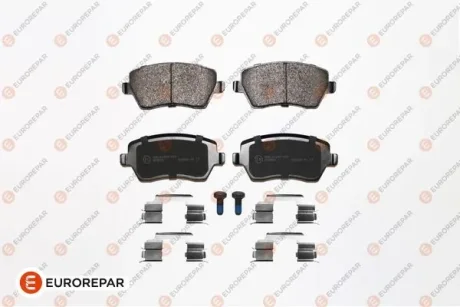 Гальмівні колодки передн. NISSAN Micra, Note 03- RENAULT Clio, Kangoo 1.5DCI Eurorepar 1639376680