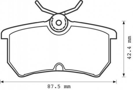 FORD Гальмівні колодки задн. Focus 98- Jurid 571998J